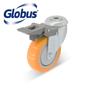 ลูกล้อขารูเบรค globus,ลูกล้อ,ลุกล้อรถเข็น